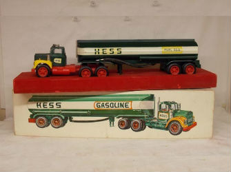 1967 Hess Tanker Truck Hess Holiday Toys
