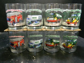1996 Hess Toy Truck Glasses - Collectors Series Surprise Releases