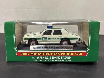 2003 Hess Miniature Patrol Car: The Mini Law Enforcement The Minis