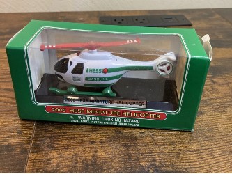 2005 Hess Mini Helicopter: The First Motorized Mini The Minis