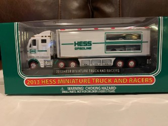 2013 Hess Mini 18-Wheeler and Racecars: Miniature Hauler The Minis