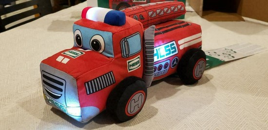 2020 My First Hess Truck Fire Truck Plush Toys