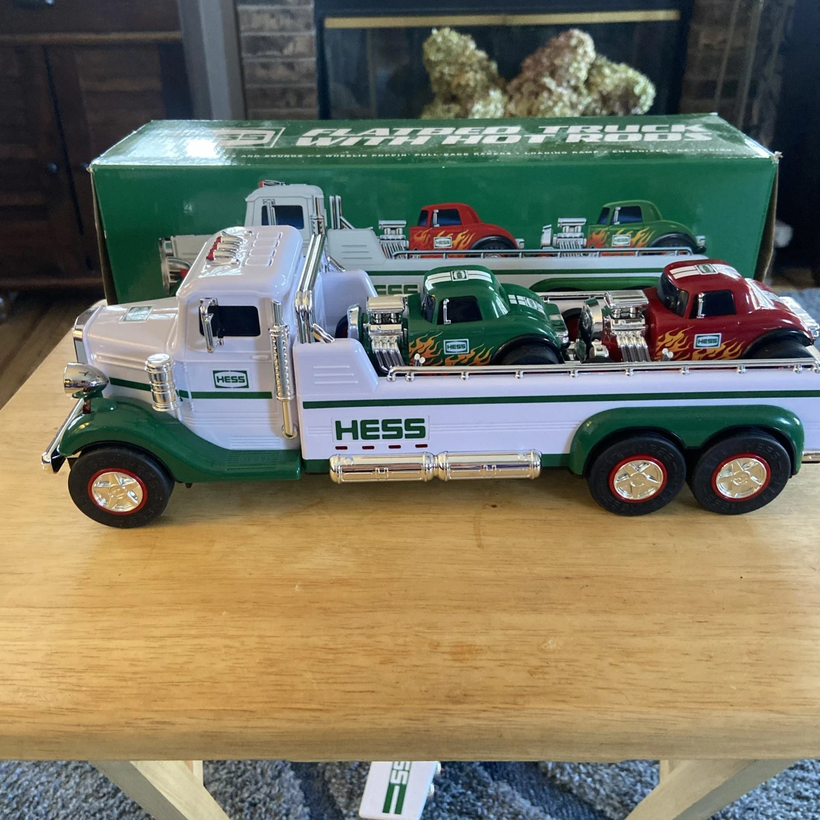 2022 Hess Flatbed Truck with Hot Rods Hess Holiday Toys